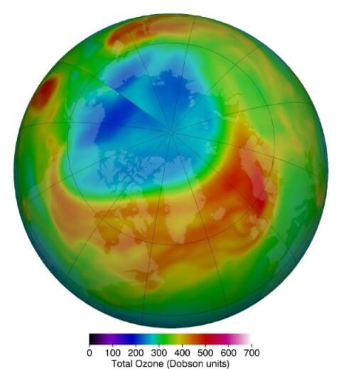 Record ozone hole over Arctic in March now closed, UN World Meteorological Organization says