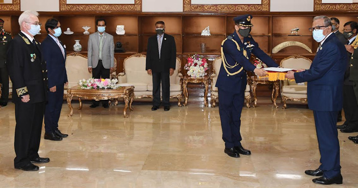 Envoys of Germany, Russia present credentials to President M Abdul Hamid