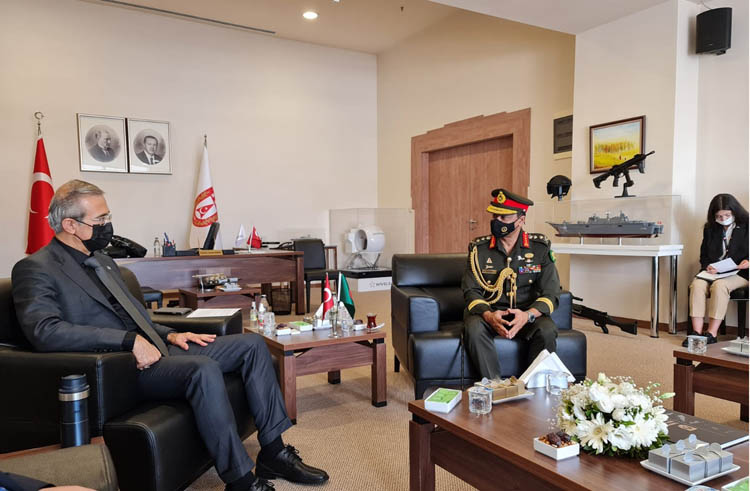 Bangladesh Army Chief calls on President of Turkey Defense Industries